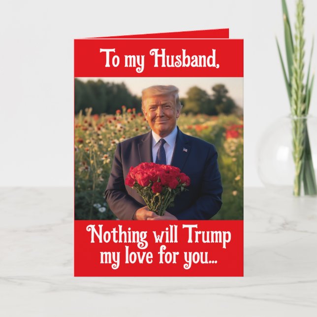 Donald Trump Valentines day från frun till Make Helgkort (Framsida)