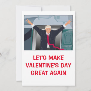donald trump valentines day FUNNY Helgdag Card Julkort