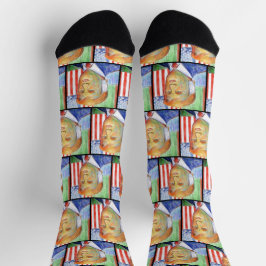 Donald Trump Van Gogh Crew Socks