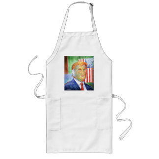 Donald Trump Van Gogh Långt Förkläde