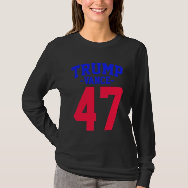 Donald Trump Vance 2024 T Shirt (Framsida)