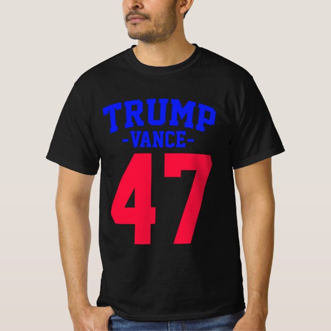 Donald Trump Vance 2024 T Shirt (Framsida)