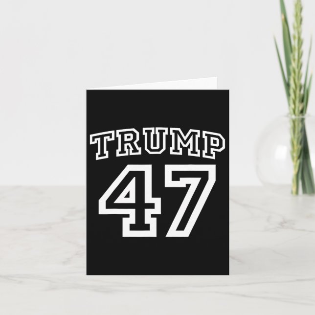 Donald Trump Vance 2024 Val 47:e talman Kort (Framsida)