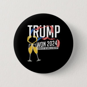 Donald Trump vann 2024 års presidentinvigning för Knapp