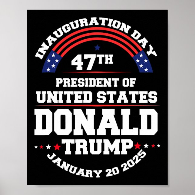 Donald Trump vann 2024 års presidentinvigning för  Poster (Framsidan)