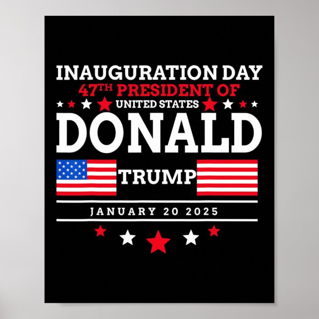 Donald Trump vann 2024 års valinvigning för män Poster (Framsidan)