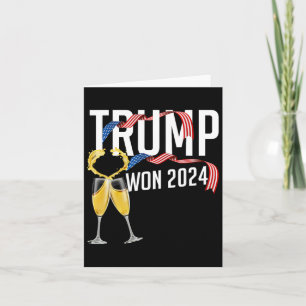 Donald Trump Vann 2024 Val Inauguration Män Kort