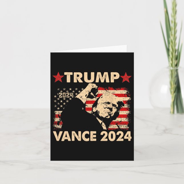 Donald Trump Vann 2024 Valet Inauguration Män Kort (Framsida)