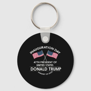 Donald Trump Vann 2024 Valet Inauguration Män Wo Nyckelring