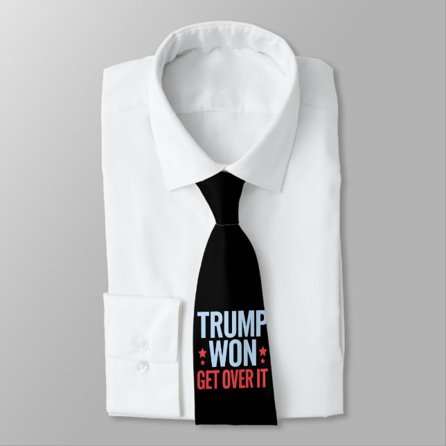 Donald Trump Vann Kom Över Det 2024 Trump Vann  Slips (Bunden)