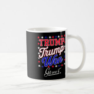 Donald Trump Vann Komma Över Det 2024 Trump Vann V Kaffemugg