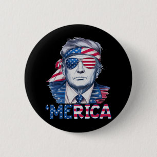 Donald Trump vann valet 2024 merica Usa Flagga Su Knapp