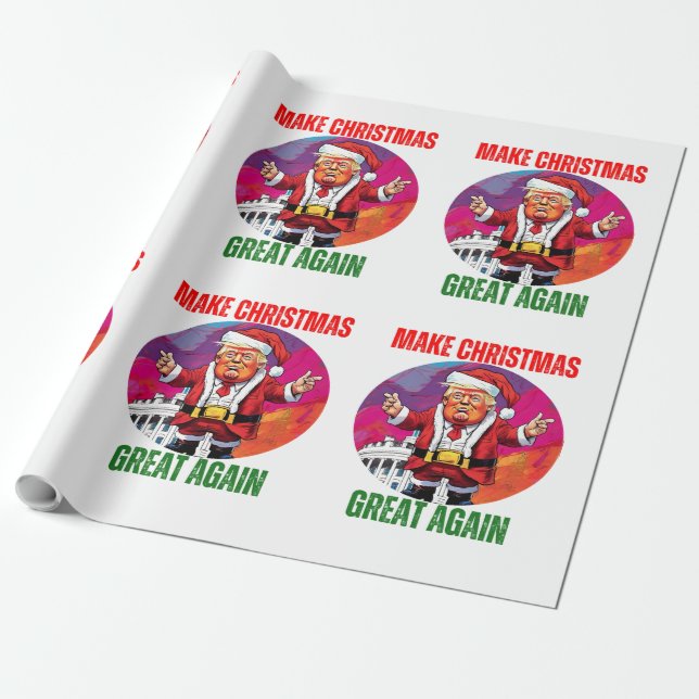 DONALD TRUMP - VARNING PAPPER PRESENTPAPPER (Utrullad)