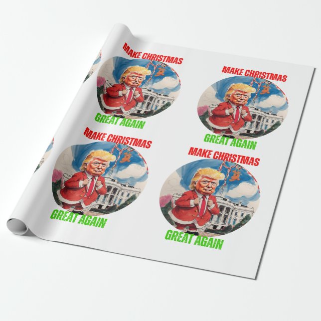 DONALD TRUMP - VARNING PAPPER PRESENTPAPPER (Utrullad)