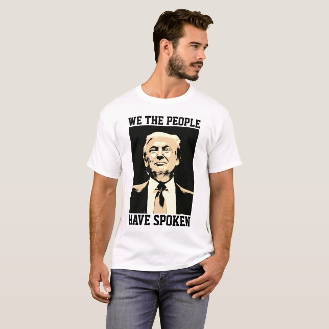 DONALD TRUMP, VI FOLK HAR TALAT T-shirts (Hel framsida)