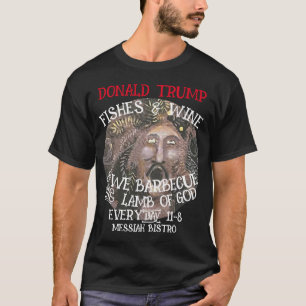 DONALD TRUMP VI HINDRAR VARDAGENS GOD LAMB. T SHIRT