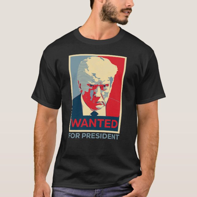 Donald Trump ville ha president Funny Trump 2024 T Shirt (Framsida)