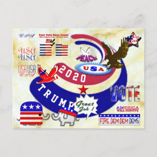 Donald Trump Vykort