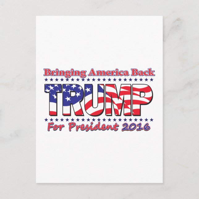 Donald Trump Vykort (Framsida)
