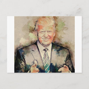 Donald Trump Vykort