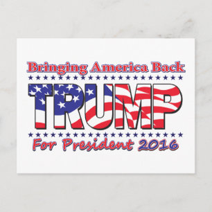 Donald Trump Vykort