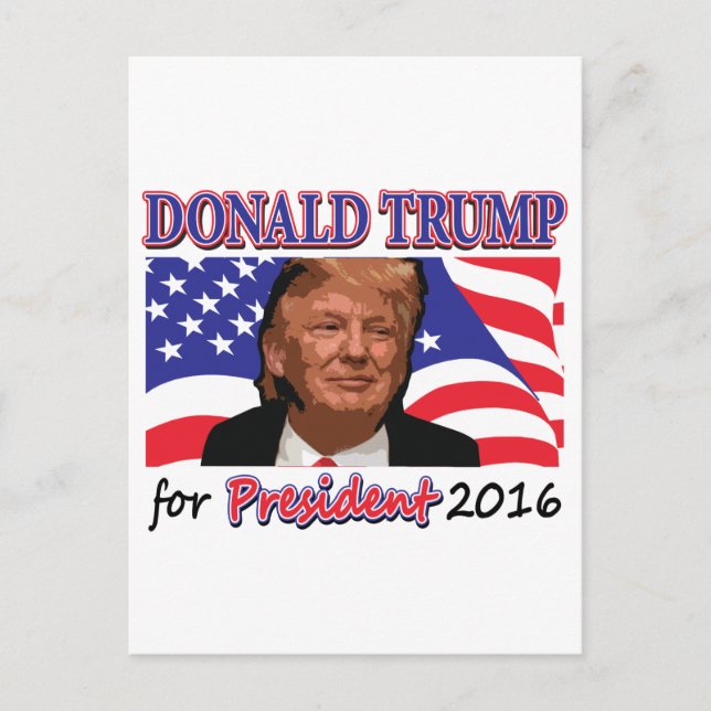 Donald Trump Vykort (Framsida)