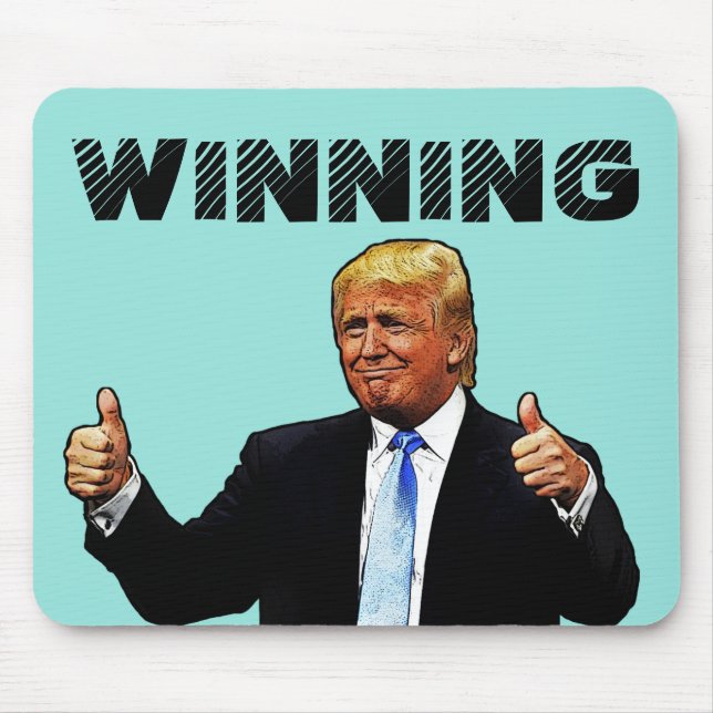 DONALD TRUMP WINNING MOUSE PAD MUSMATTA (Framsidan)