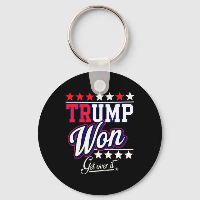 Donald Trump Won, 2024 Trump Won Electi Nyckelring (Framsida)
