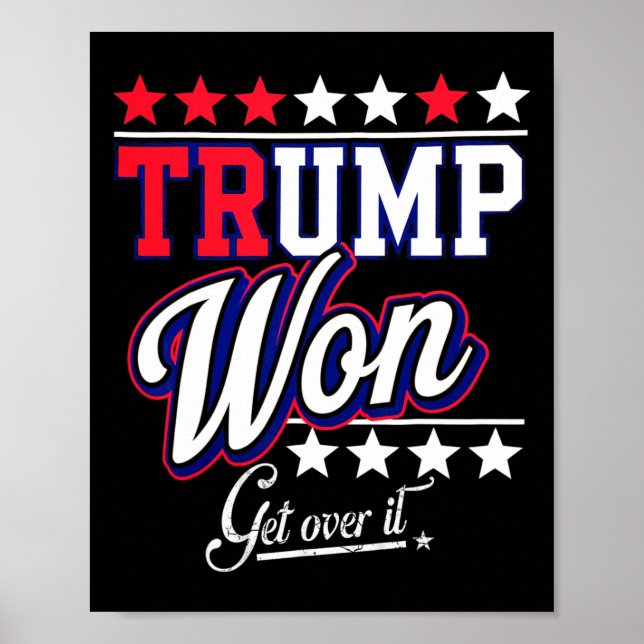 Donald Trump Won, 2024 Trump Won Electi Poster (Framsidan)