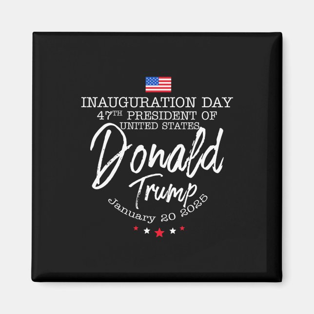 Donald Trump Won 2024 Val Inauguration Manar Wo Magnet (Framsidan)