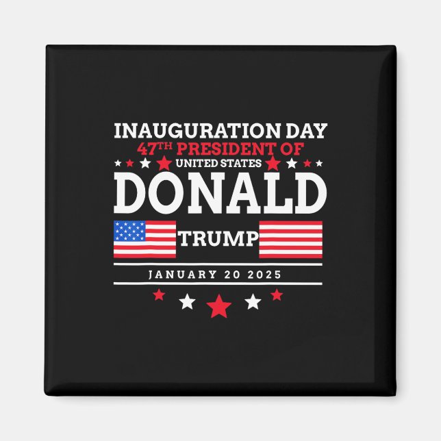 Donald Trump Won 2024 Val Inauguration Manar Wo Magnet (Framsidan)