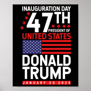 Donald Trump Won 2024 Val Inauguration Manar Wo Poster