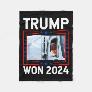 Donald Trump Won 2024 Val Inauguration Trump Fleecefilt