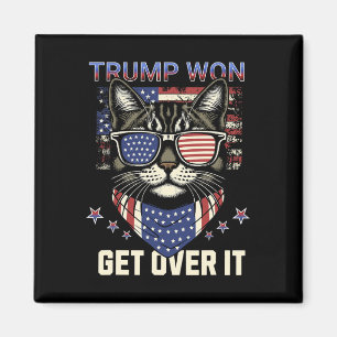 Donald Trump Won 2024 Valkateter för Trump Manar Magnet