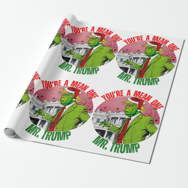 DONALD TRUMP WRAPPING PAPPER PRESENTPAPPER (Utrullad)