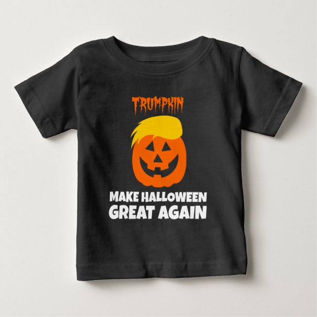 Donald Trumpkin gör Halloween underbar igen T-shirt (Framsida)