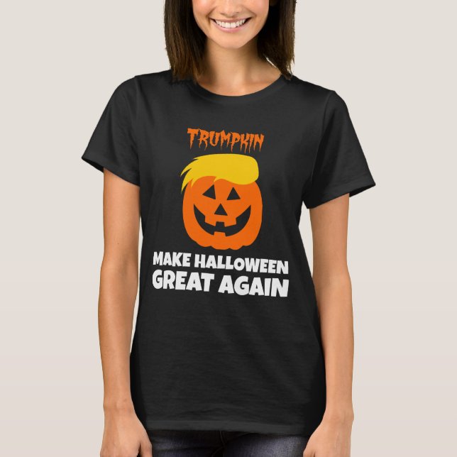 Donald Trumpkin gör Halloween underbar igen Tröja (Framsida)