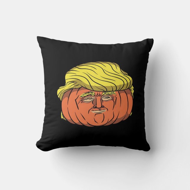 Donald Trumpkin Pumpking Kudde (Framsida)