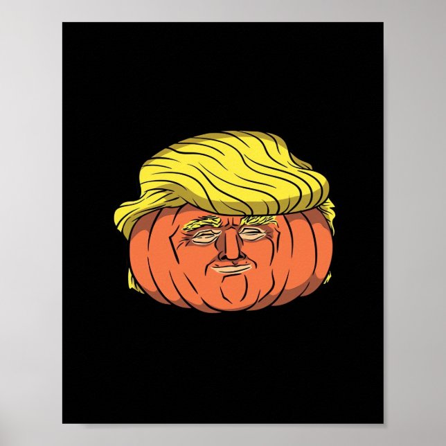 Donald Trumpkin Pumpking Poster (Framsidan)