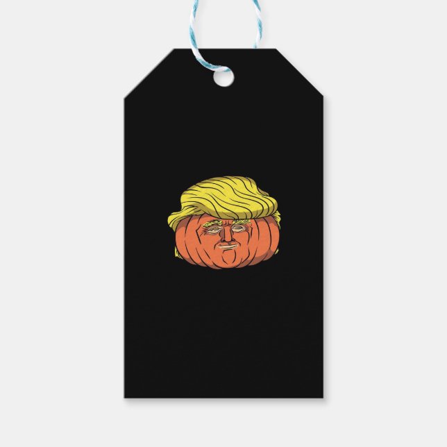 Donald Trumpkin Pumpking Presentetikett (Framsidan)