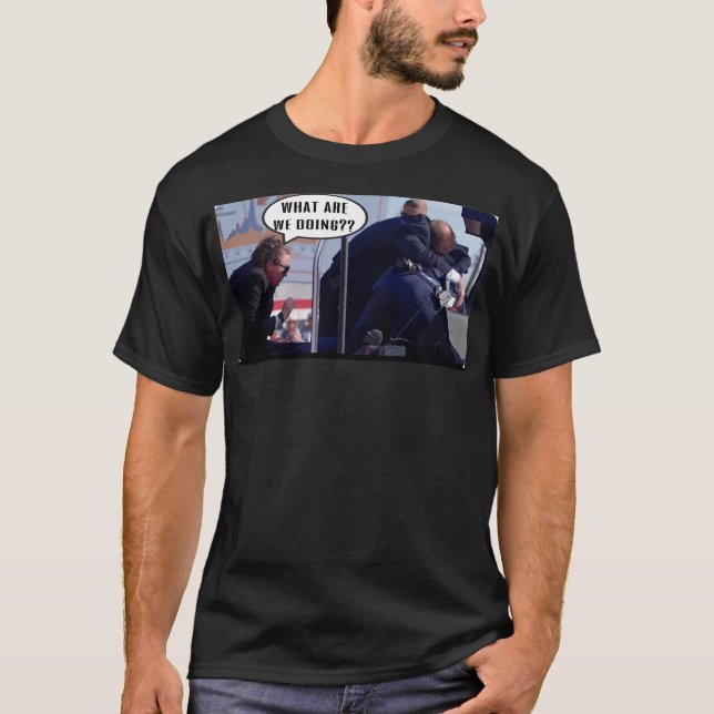 Donald Trumps hemliga service T Shirt (Framsida)