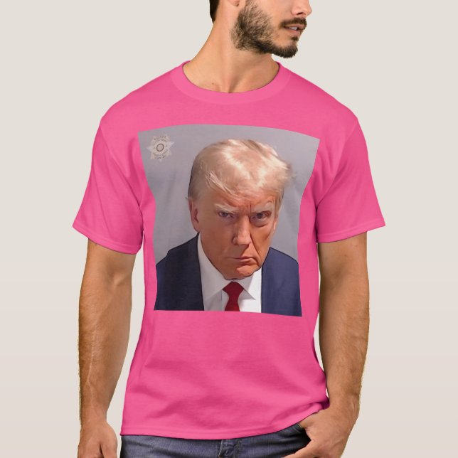 Donald Trump's Mugg Shot T Shirt (Framsida)