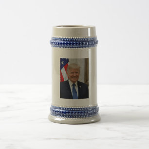 Donald Trumps officiella presidentporträtt val Sejdel