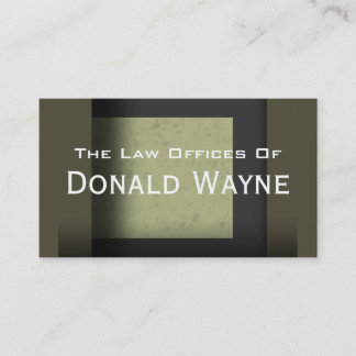 "Donald Wayne" visitkort