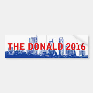 Donalden 2016 - trumf för president bildekal