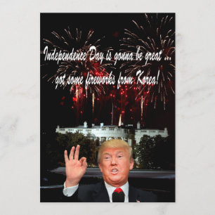 Donalds Korean Fireworks: Lycklig 4 juli Kort