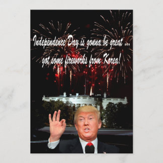 Donalds Korean Fireworks: Lycklig 4 juli Kort