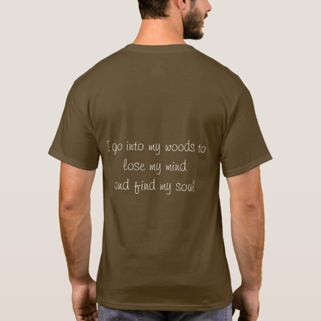Donald's Skogen, där han tappar sinnet, hittar sjä T Shirt (Baksida)