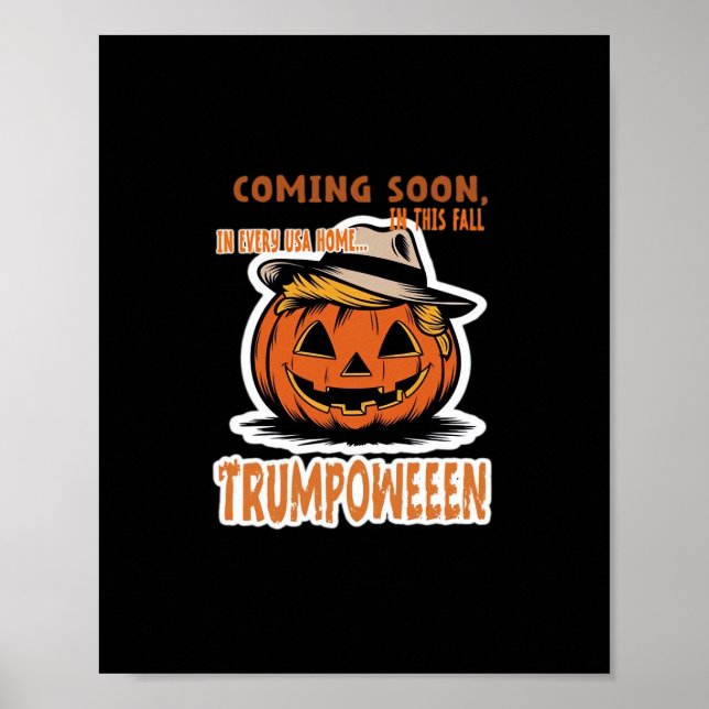 Donalds Trumpkin Pumpkin- Halloween Classic Poster (Framsidan)