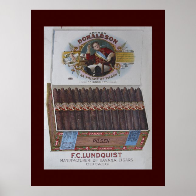 Donaldson Cigars Poster (Framsidan)